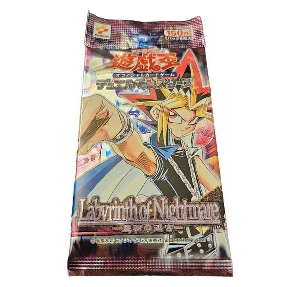 Yugioh Labyrinth of Nightmare Japanese Booster Pack -Sealed New Old Stock-Konami - Picture 2 of 5